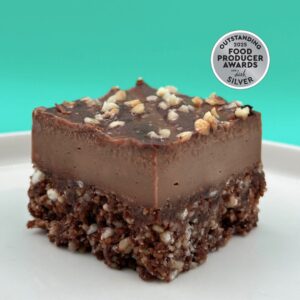 Double Choc Hazelnut Slice